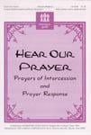 Hear Our Prayer Unison choral sheet music cover